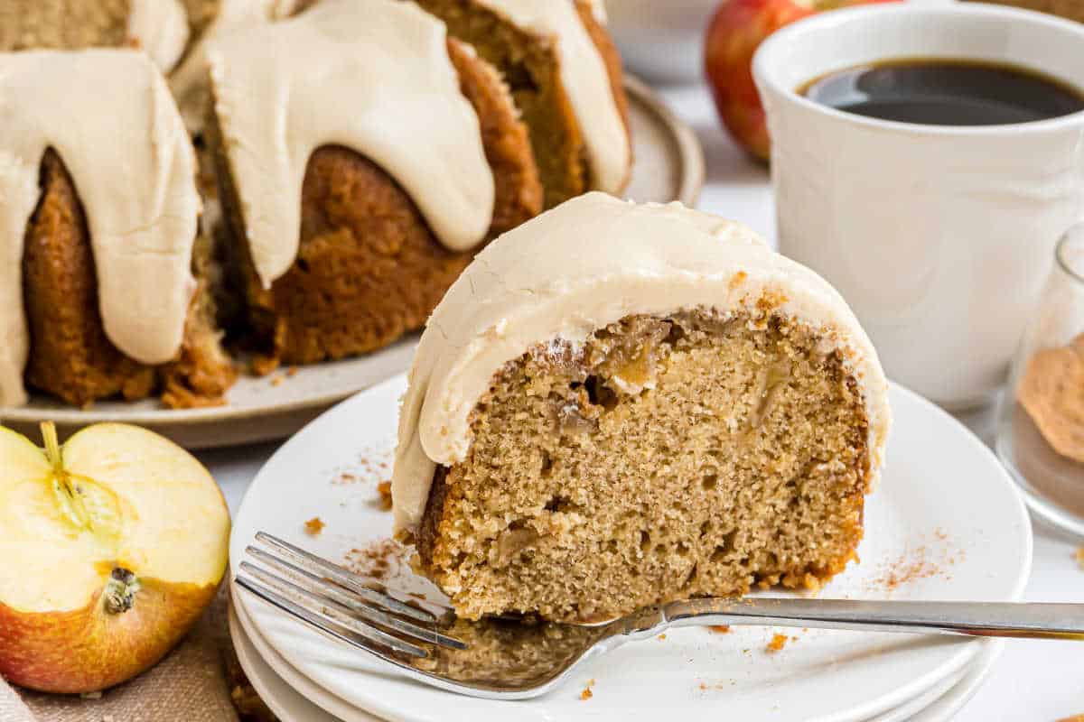 Moist Caramel Apple Bundt Cake with Rich Homemade Glaze